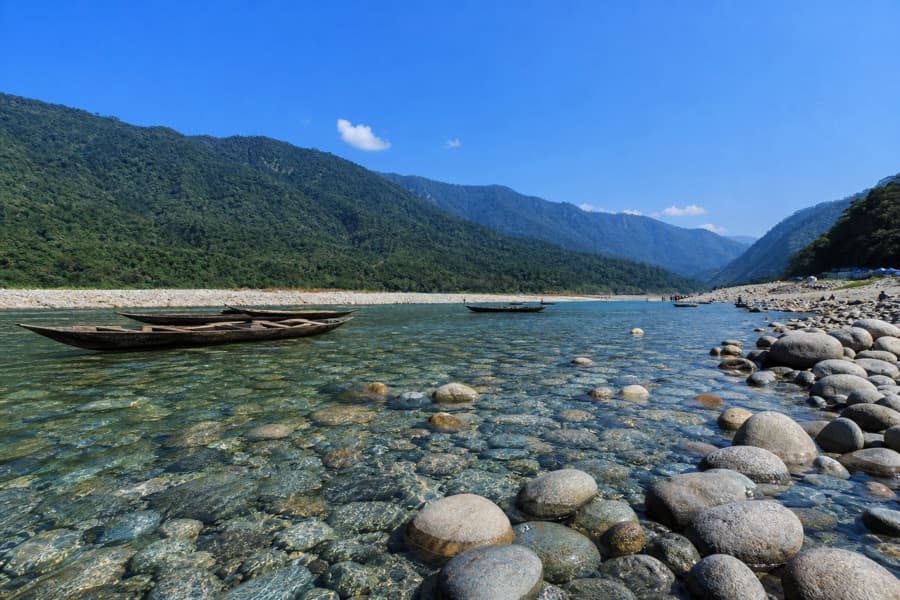 Jaflong zero point stone collection and Dawki river view near Sylhet