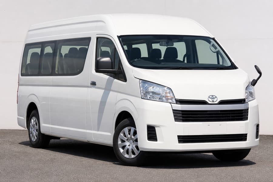 HiAce microbus for group travel and corporate trips from Sylhet